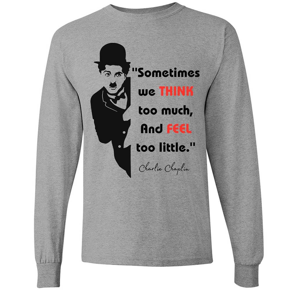 Sometimes we think too much - Sport Grey - 3