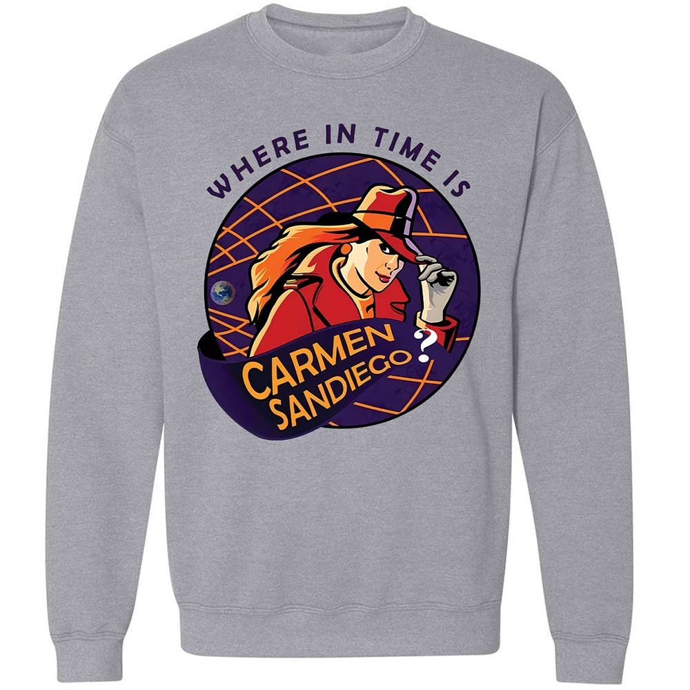 Where in Time Is Carmen Sandiego - Sport Grey - 3