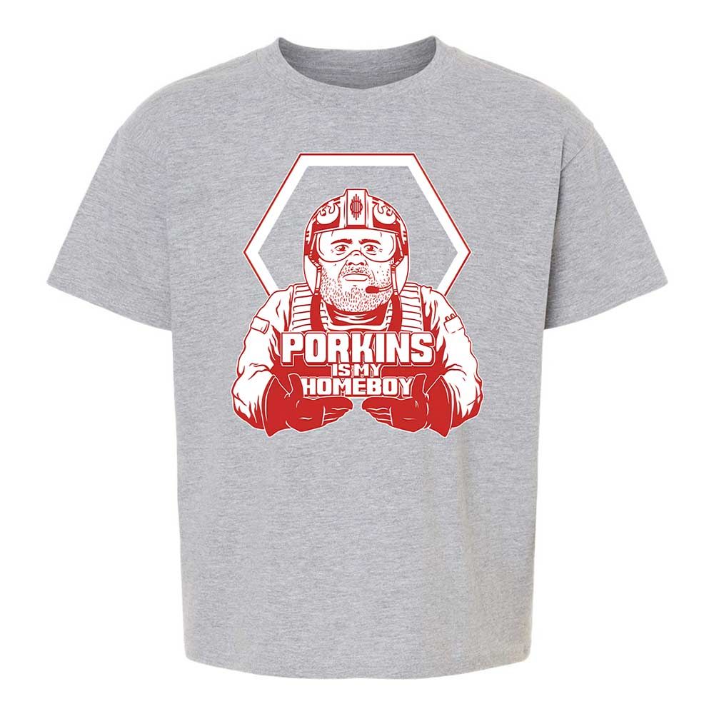 Porkins Is My Homeboy - Sport Grey - 3