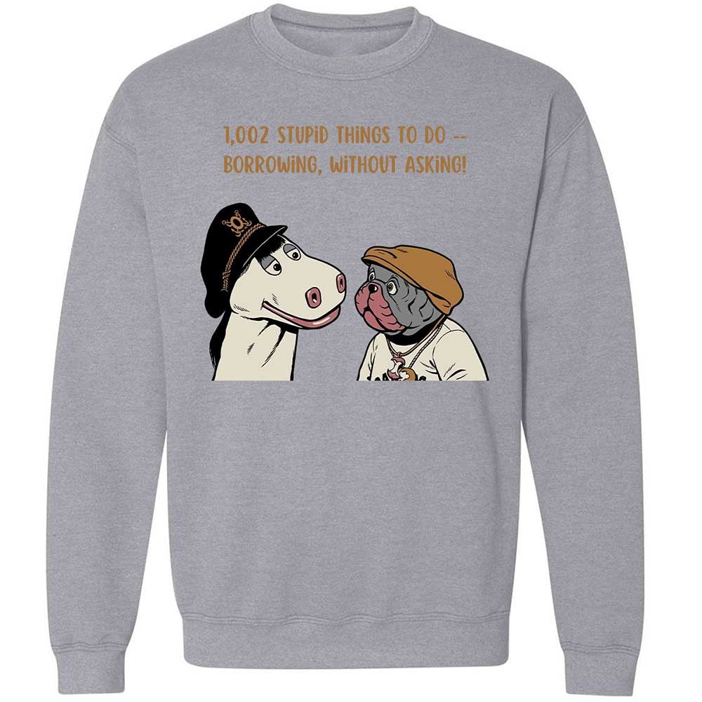 Classic Unisex Sweatshirt - 5D7UQFTZ - Sport Grey - 3