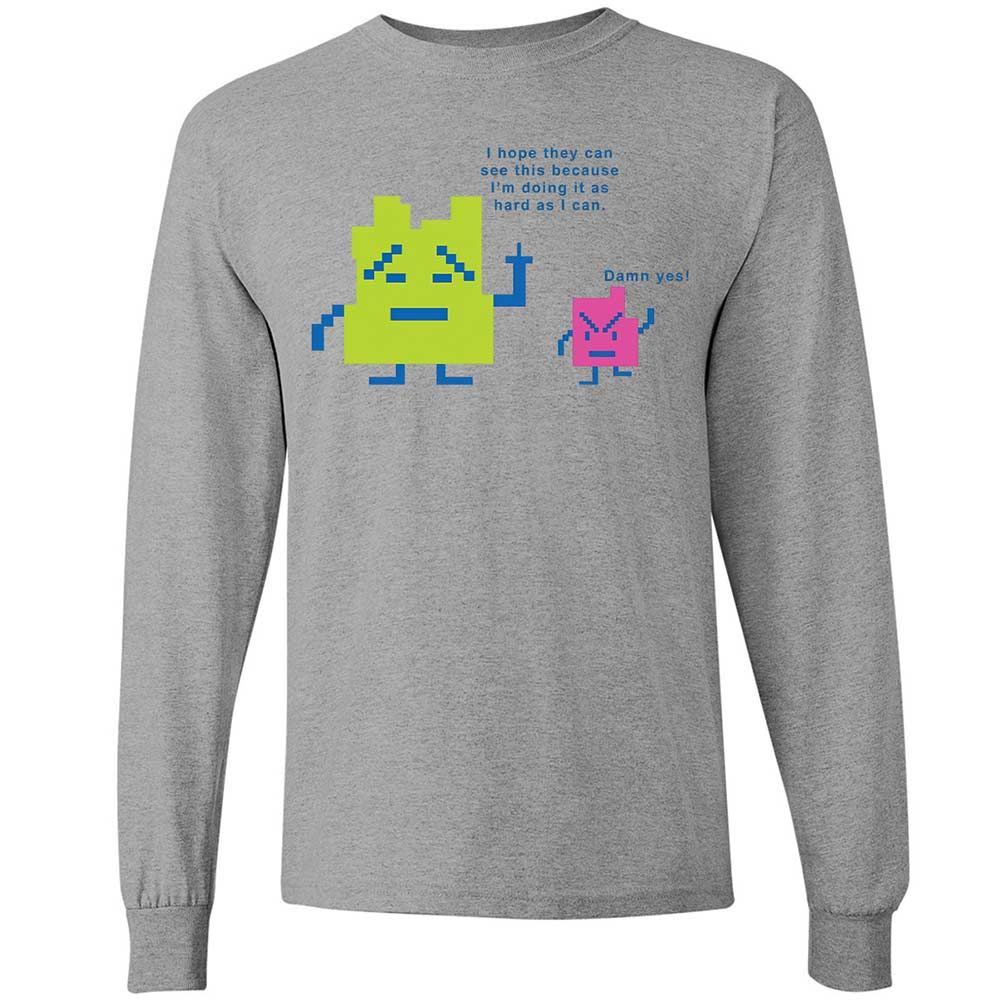 Long Sleeve T-Shirt - SMPANMPZ - Sport Grey - 3