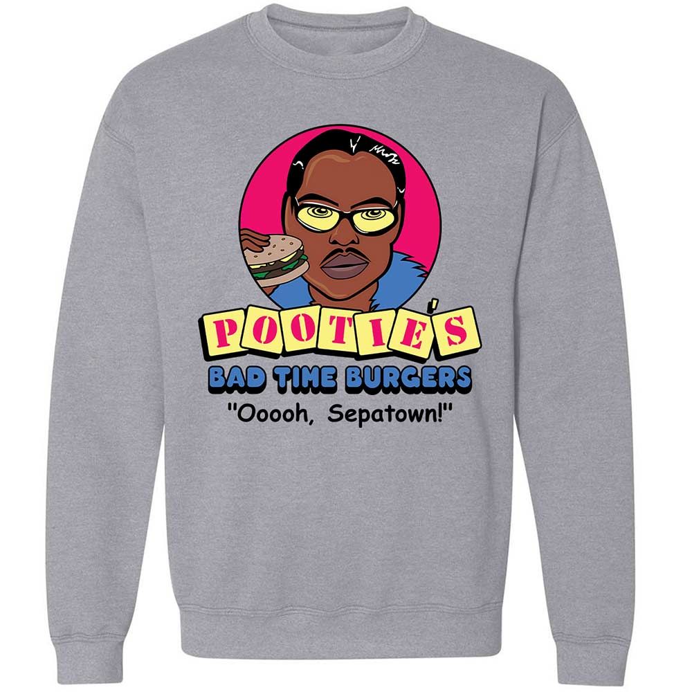 Pootie's Bad Time Burgers - Sport Grey - 3