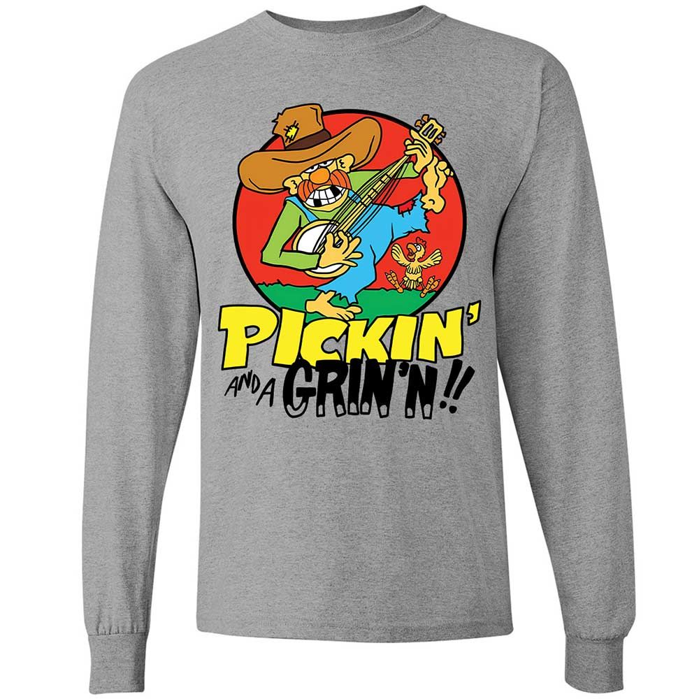 Pickin' and a Grinnin - Sport Grey - 3