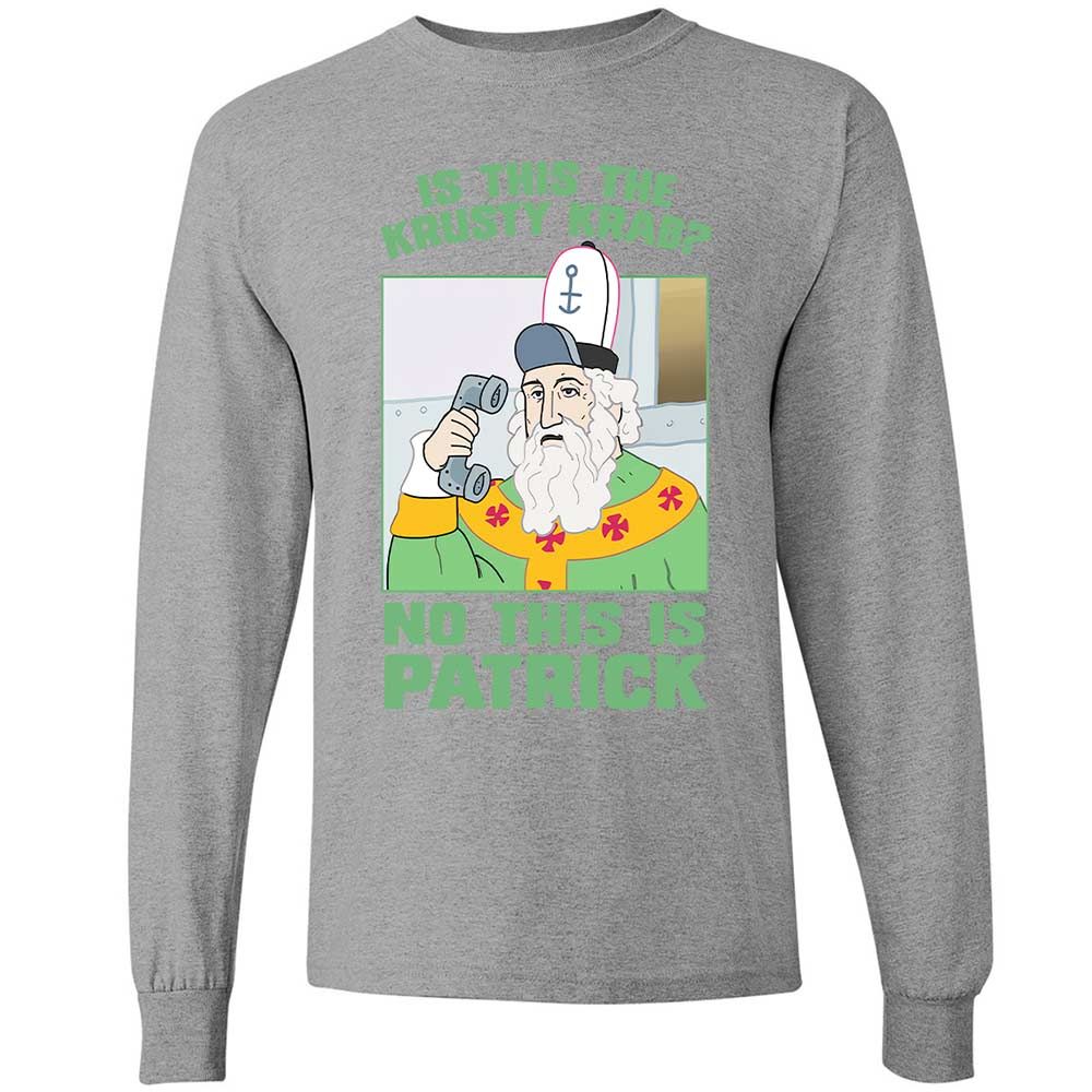 Long Sleeve T-Shirt - SQJR8M9R - Sport Grey - 3