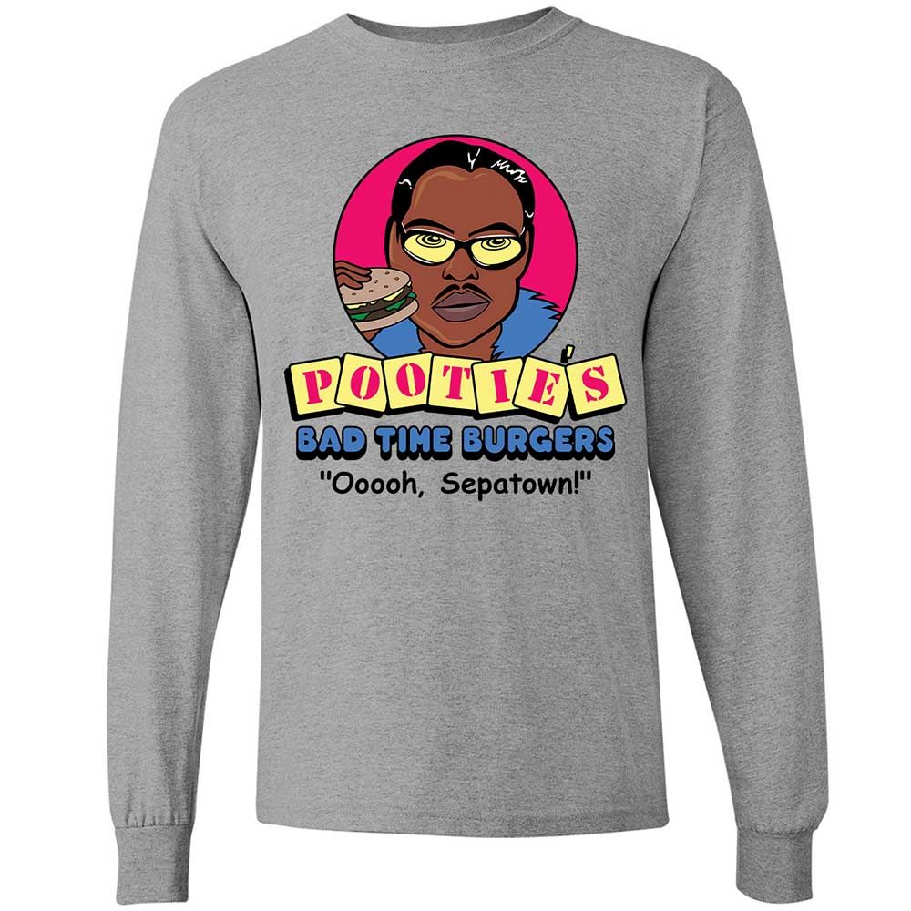 Pootie's Bad Time Burgers - Sport Grey - 3