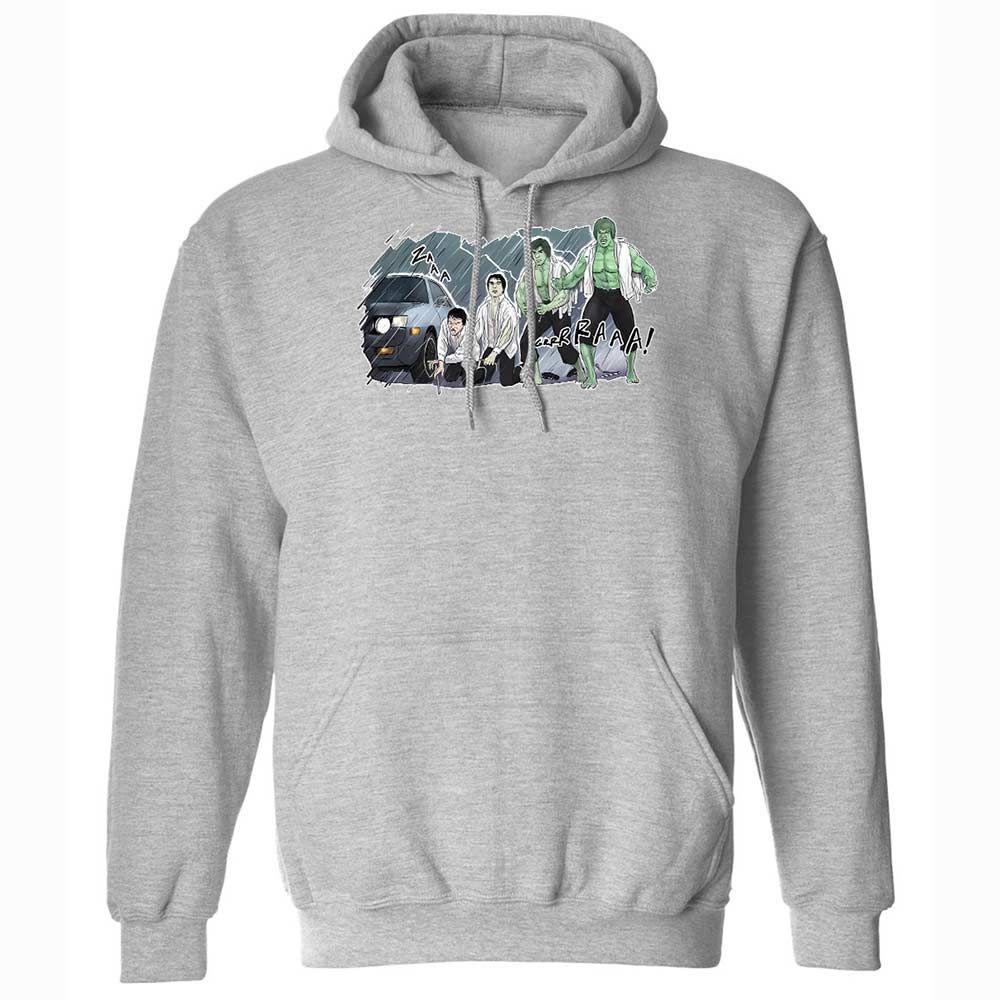 Classic Unisex Hoodie - LEZESJ2U - Sport Grey - 3
