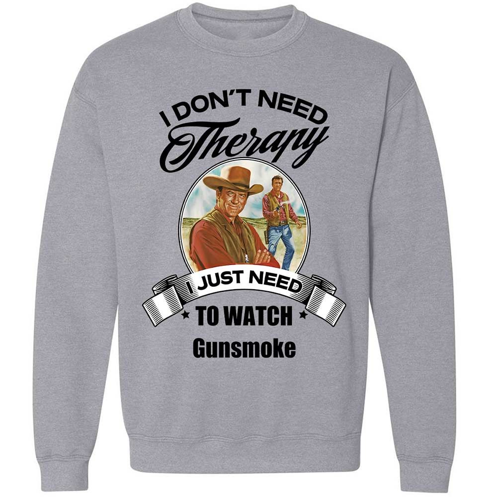 I Don't Need Therapy - Sport Grey - 3