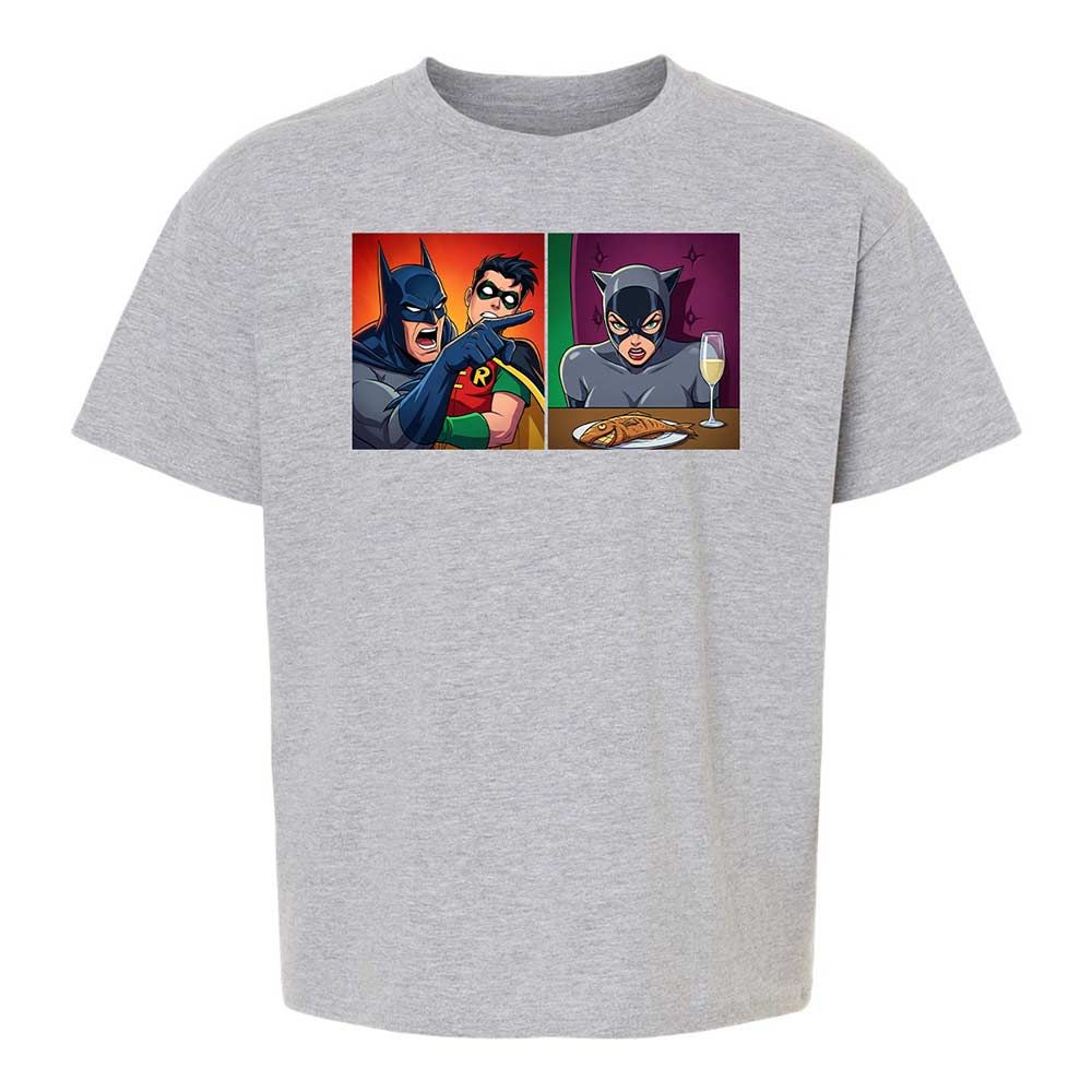 Bat Yelling at Catwoman - Sport Grey - 3