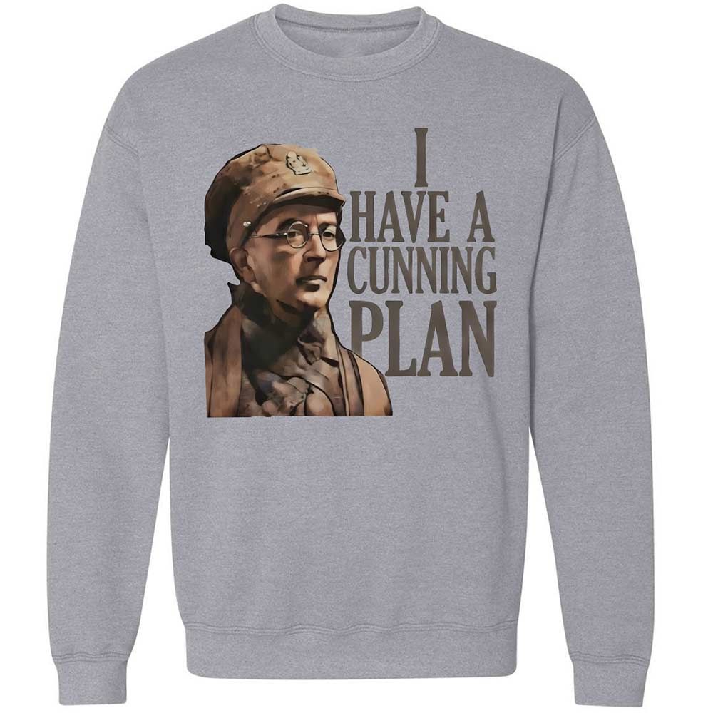 I Have A Cunning Plannn - Sport Grey - 3