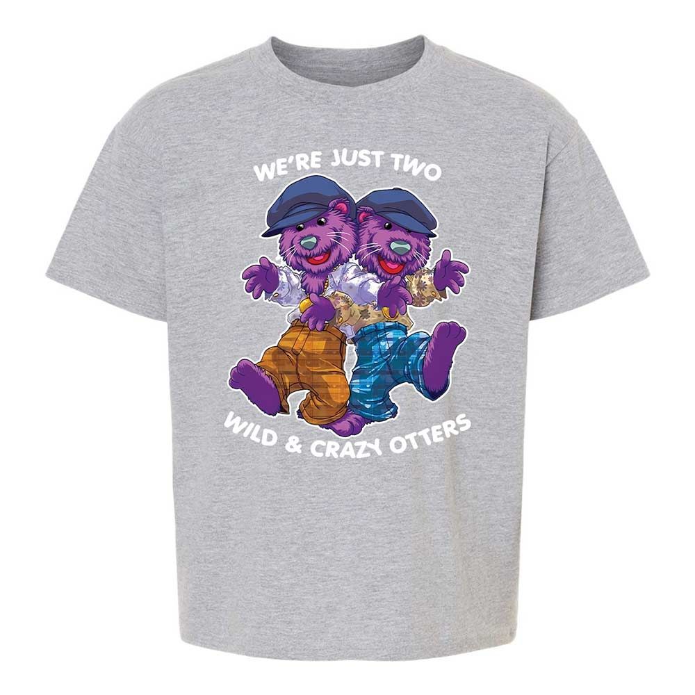 Two wild & crazy otters - Sport Grey - 3