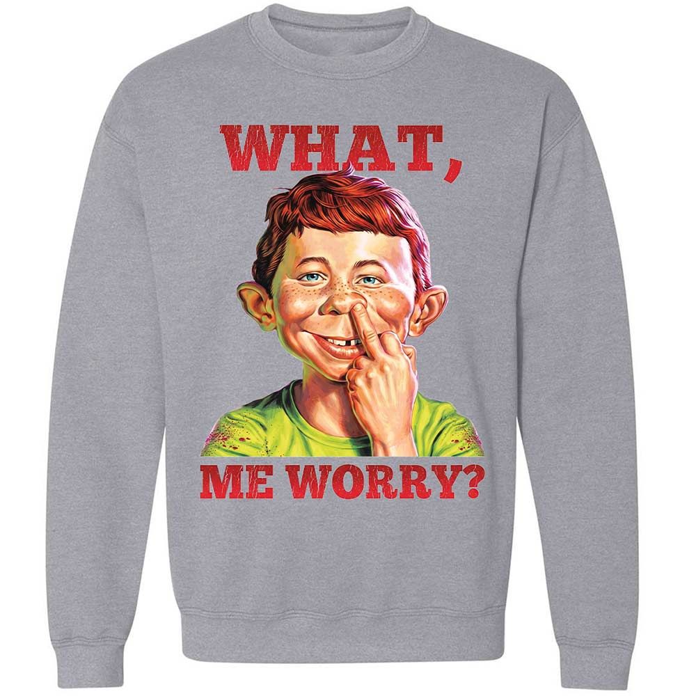 What, me worry - Sport Grey - 3