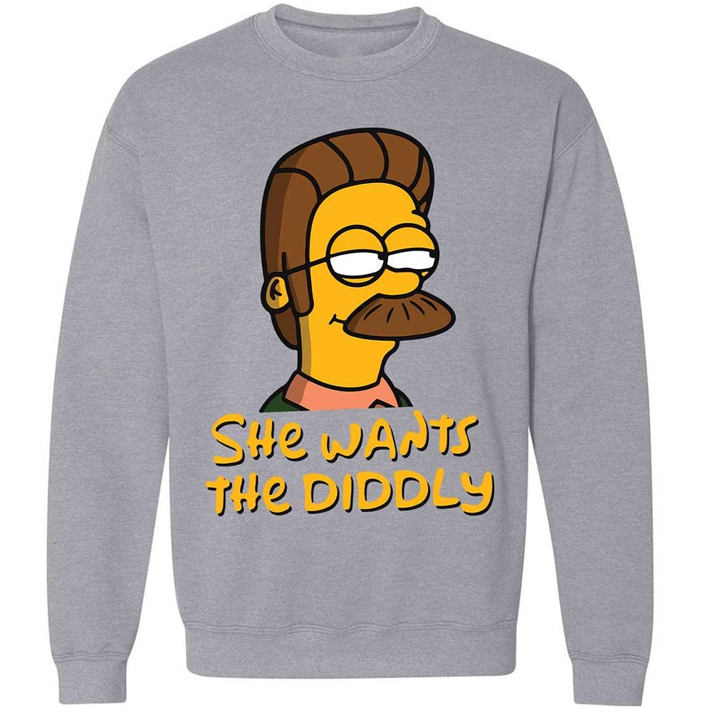 She Wants The Diddly - Sport Grey - 3