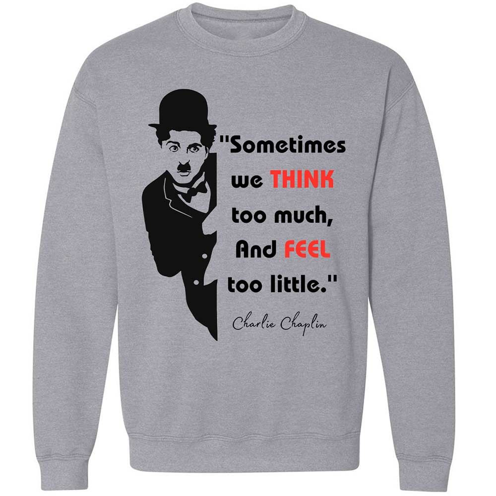 Sometimes we think too much - Sport Grey - 3