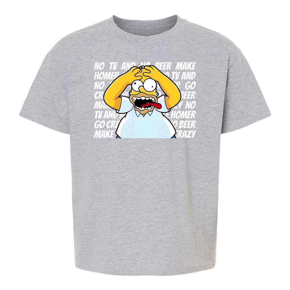 No TV and No Beer Make Homer Go Crazy - Sport Grey - 3