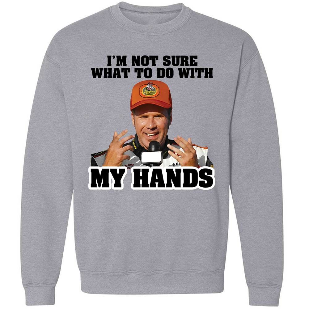 I'm Not Sure What To Do With My Hands - Sport Grey - 3