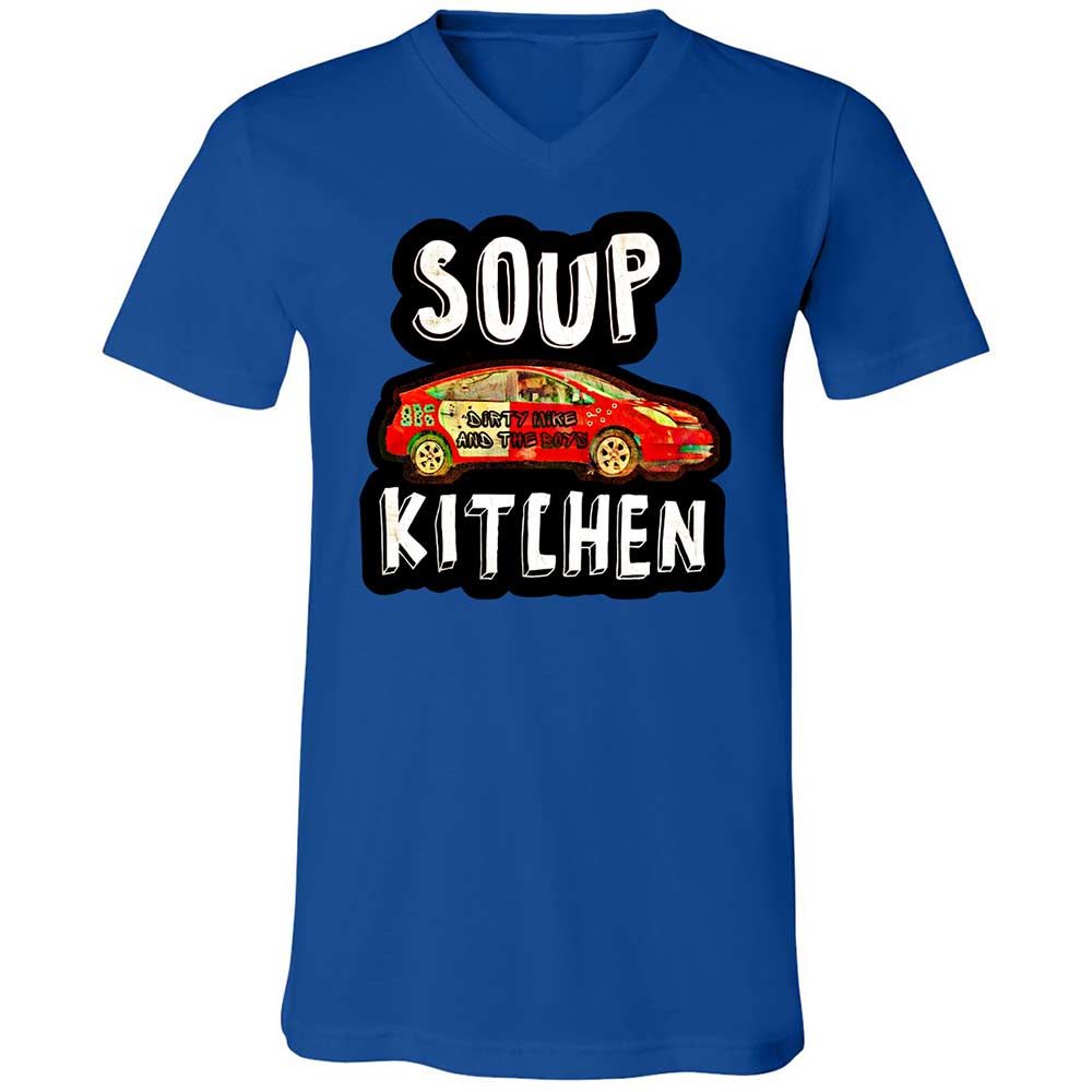 Unisex V-Neck T-Shirt - MDXM59V8 - True Royal - 3