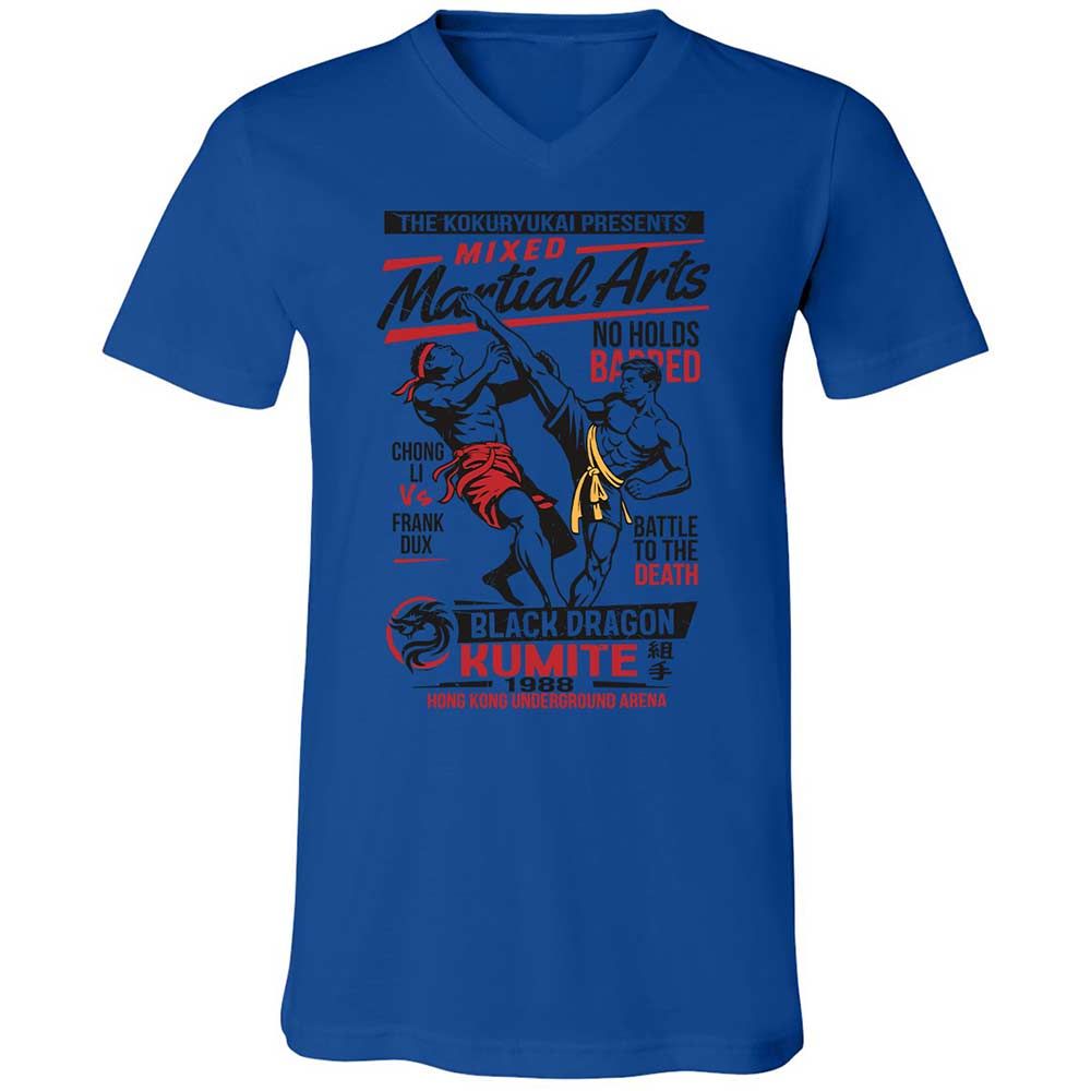 Unisex V-Neck T-Shirt - NRA1TA23 - True Royal - 3