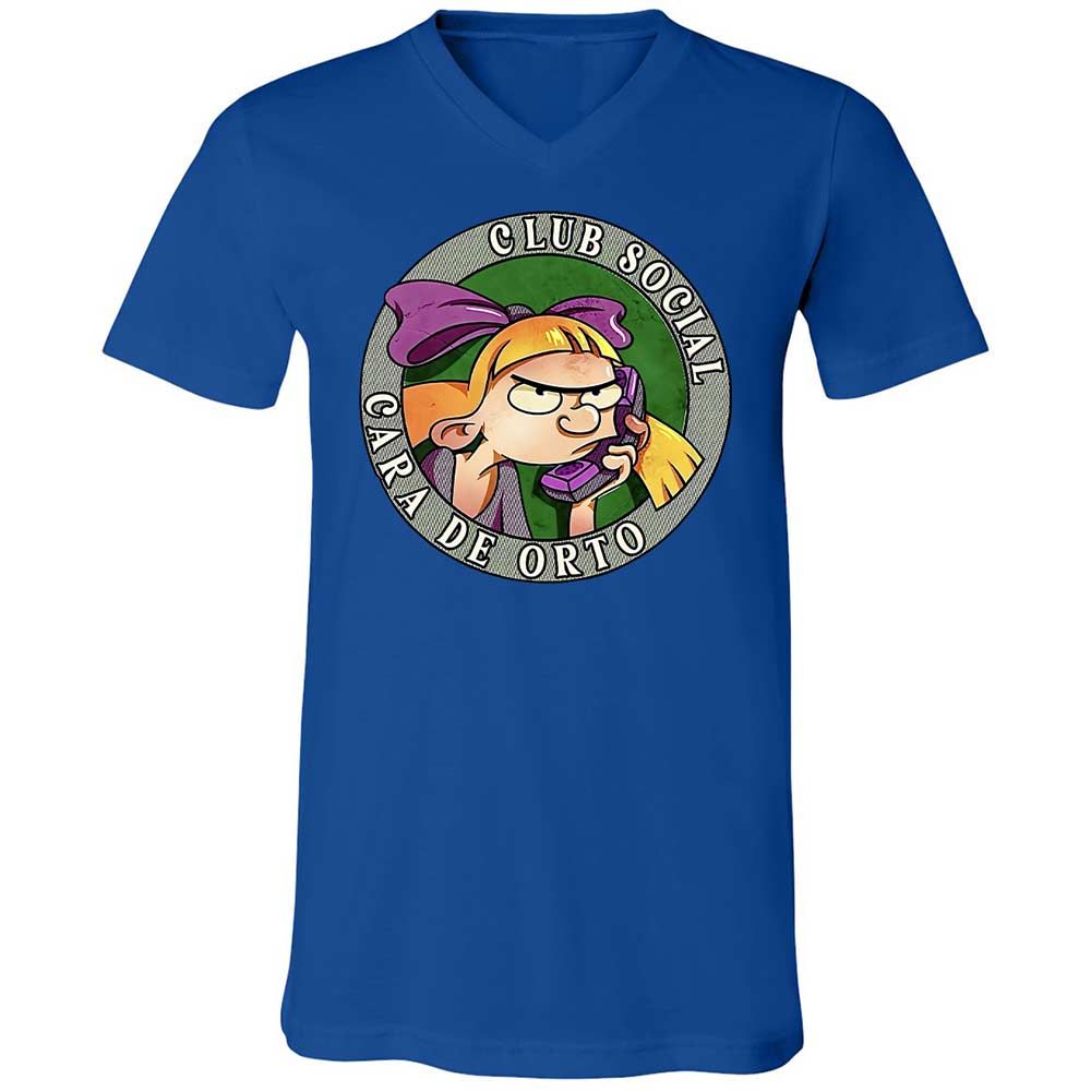 Unisex V-Neck T-Shirt - 359HZ5WF - True Royal - 3