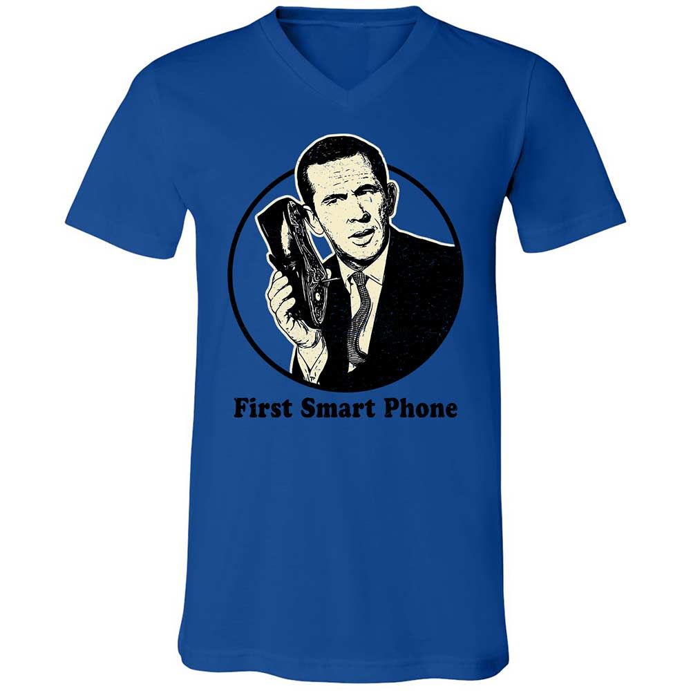 Unisex V-Neck T-Shirt - CG87UUPW - True Royal - 3