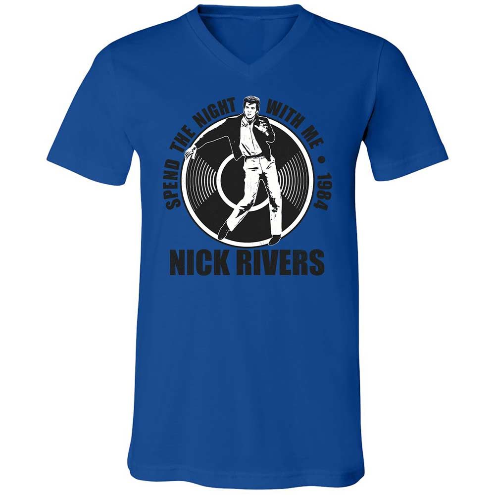 Unisex V-Neck T-Shirt - UVXAY29G - True Royal - 3