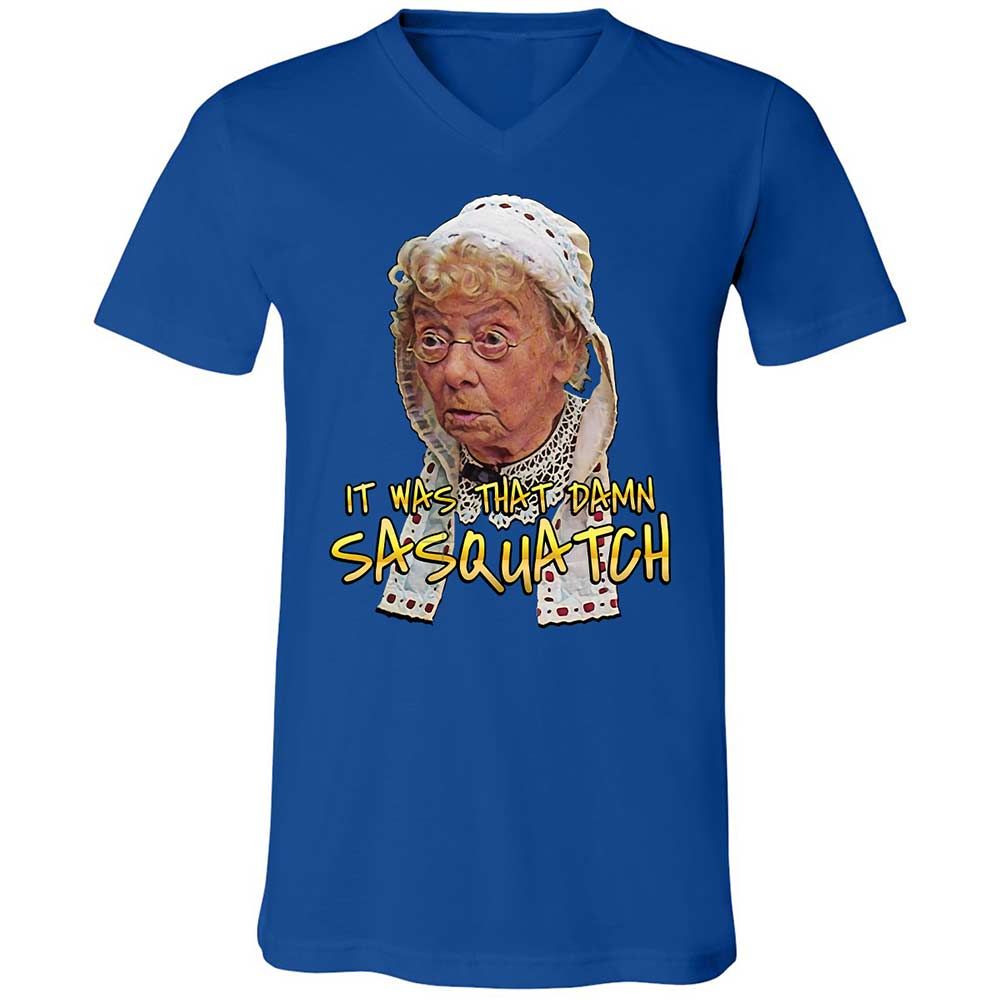 Unisex V-Neck T-Shirt - 2SYMR9XR - True Royal - 3