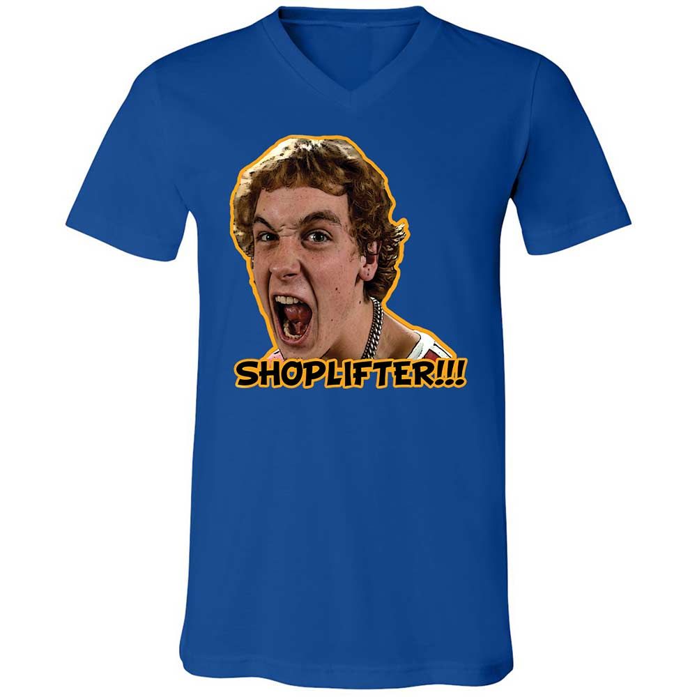 Unisex V-Neck T-Shirt - 6ELZL3UU - True Royal - 3