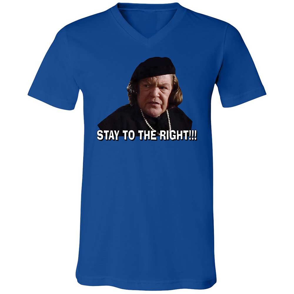 Unisex V-Neck T-Shirt - M581P77Q - True Royal - 3