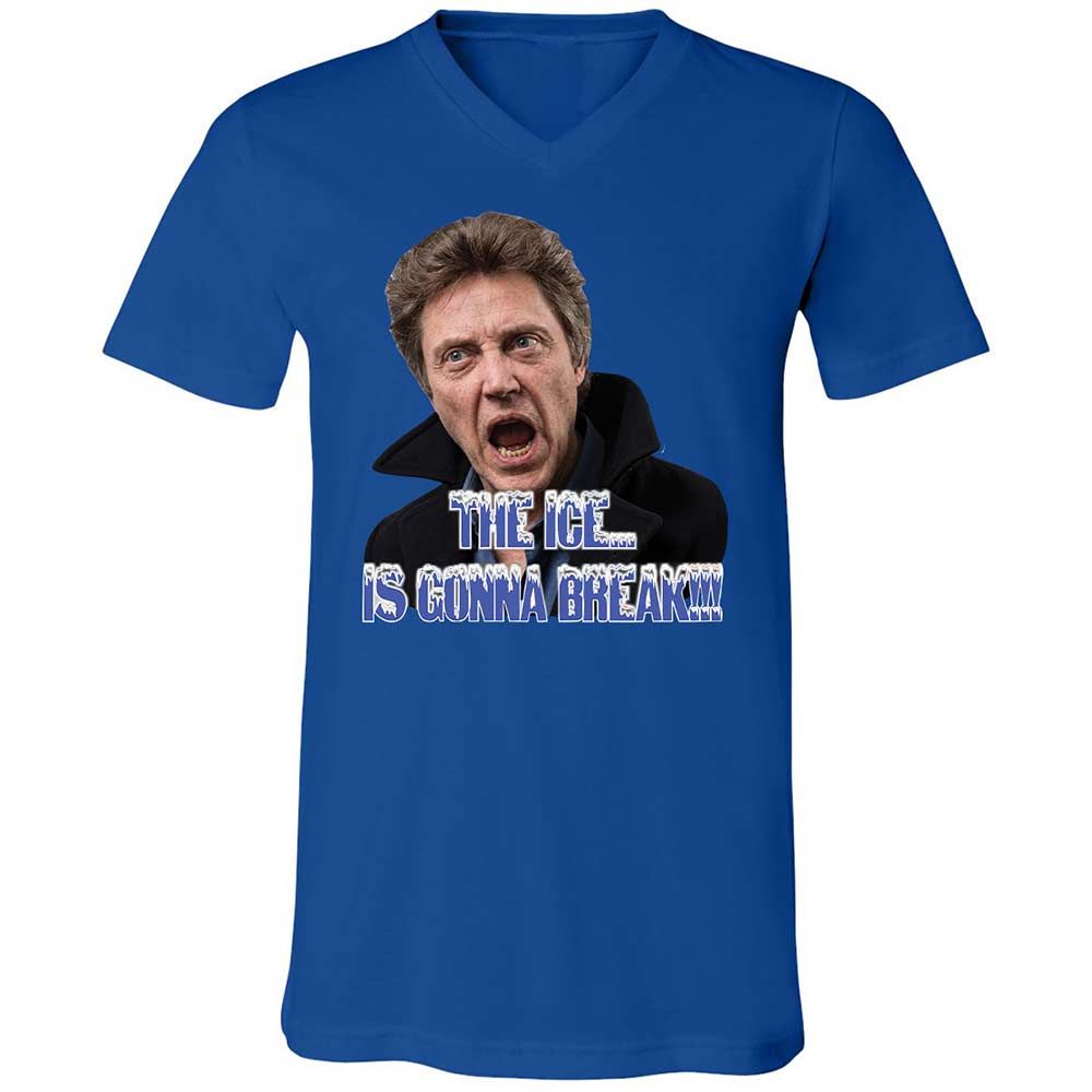 Unisex V-Neck T-Shirt - VJ2UJB69 - True Royal - 3