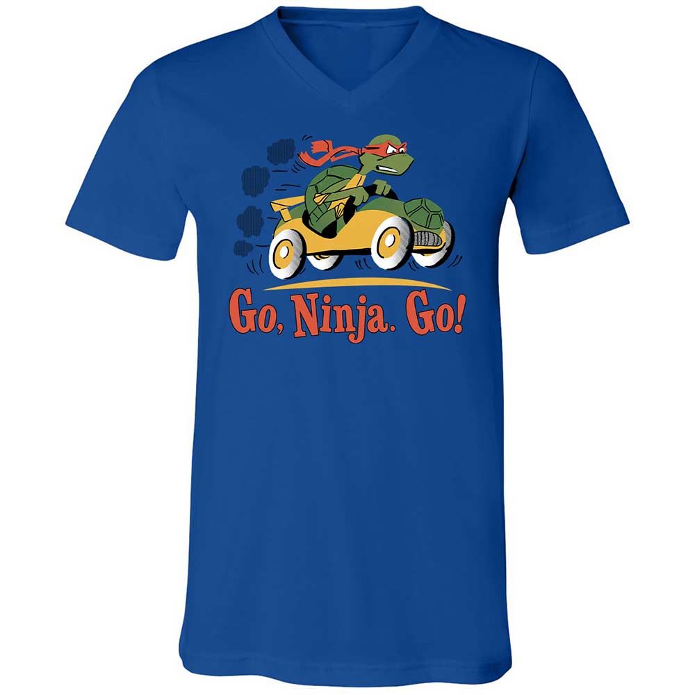 Unisex V-Neck T-Shirt - Z5DSMUE8 - True Royal - 3