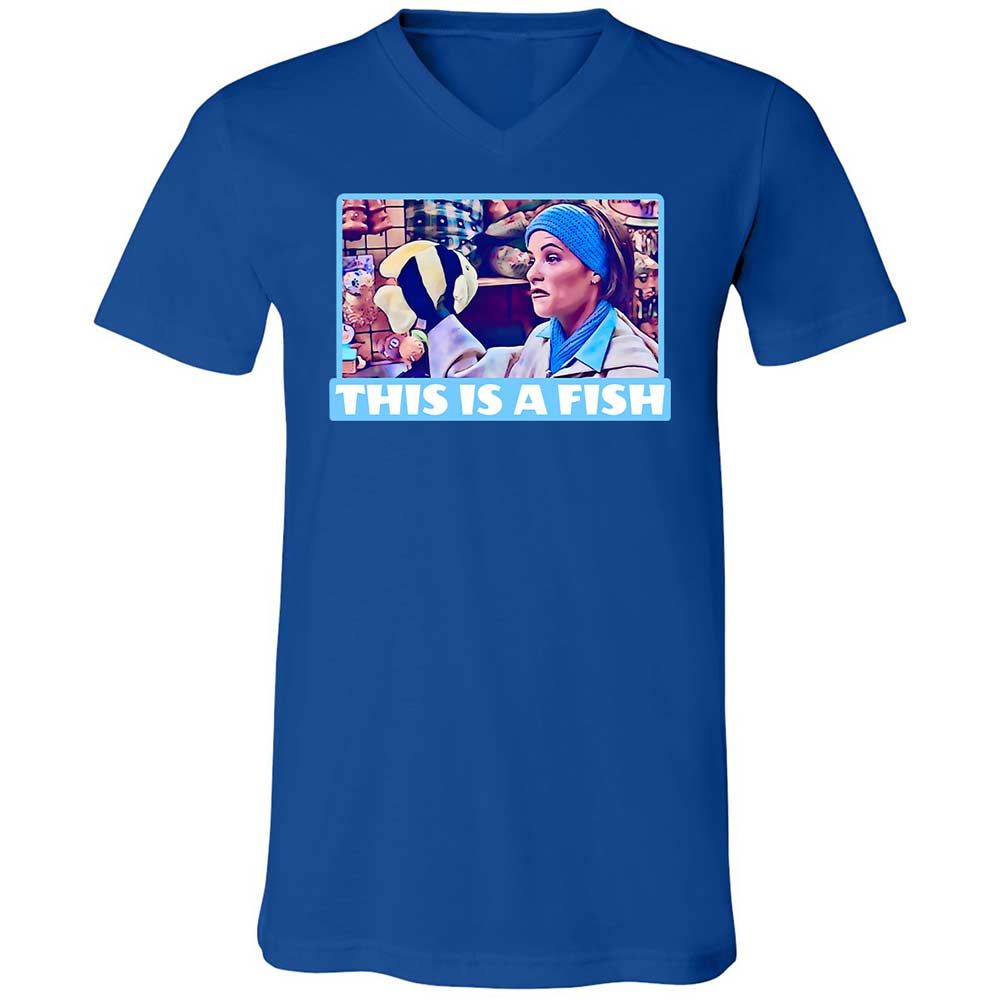 Unisex V-Neck T-Shirt - 3QZSK26V - True Royal - 3