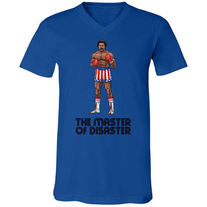 Unisex V-Neck T-Shirt - W3V7PSTU - True Royal - 3