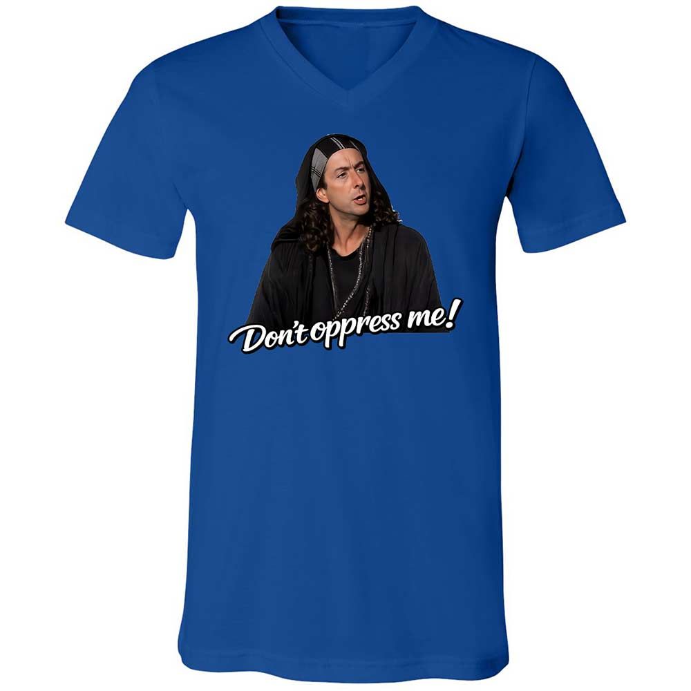 Unisex V-Neck T-Shirt - 6DBA2CCF - True Royal - 3