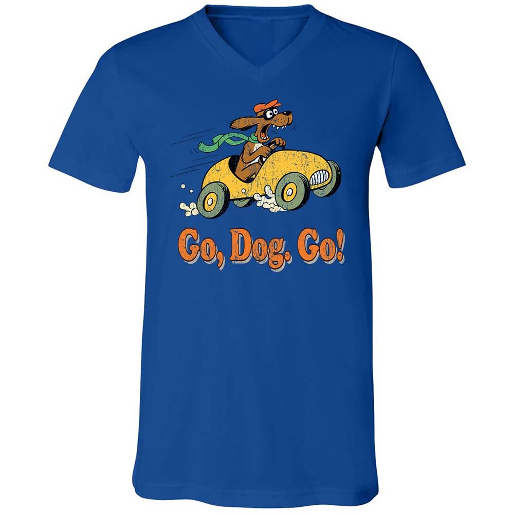 Unisex V-Neck T-Shirt - SU8RS743 - True Royal - 3