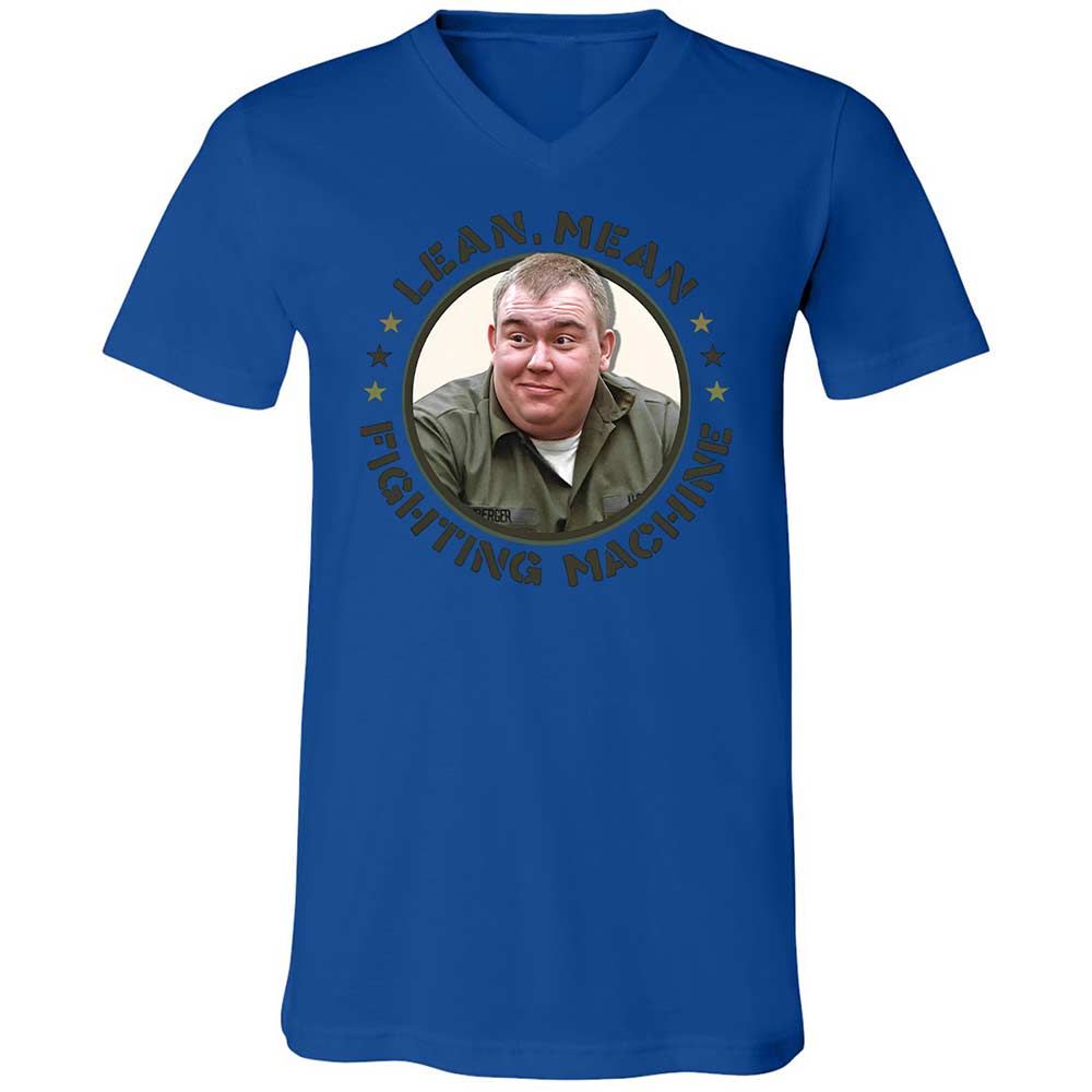 Unisex V-Neck T-Shirt - E54QFZNS - True Royal - 3
