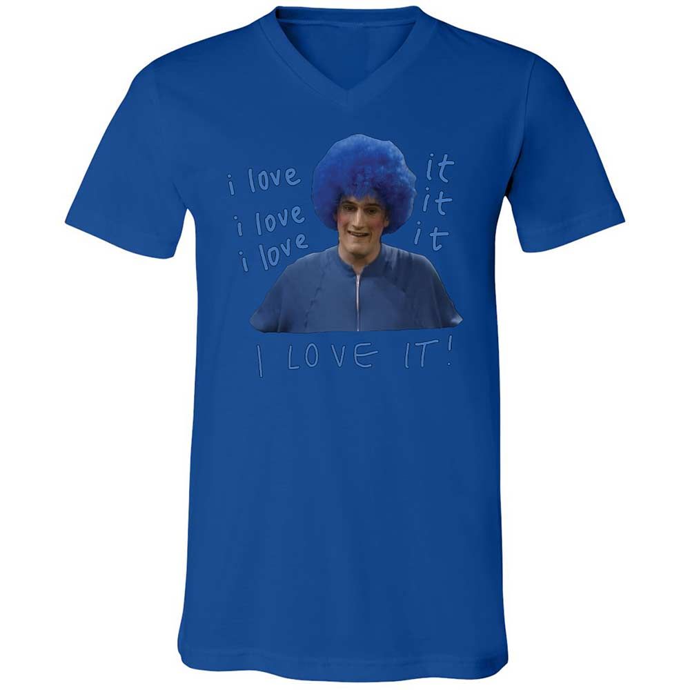 Unisex V-Neck T-Shirt - 136ESRPW - True Royal - 3