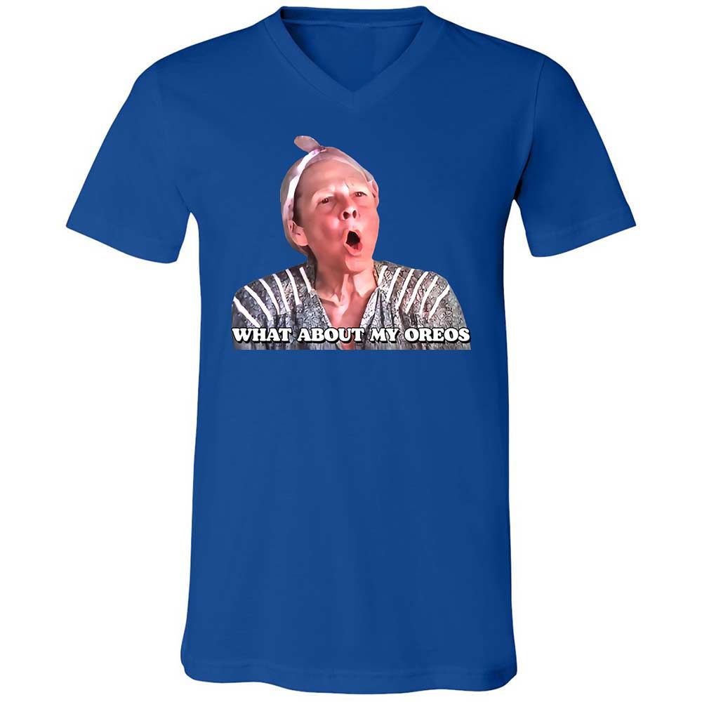 Unisex V-Neck T-Shirt - L5KUWDVC - True Royal - 3