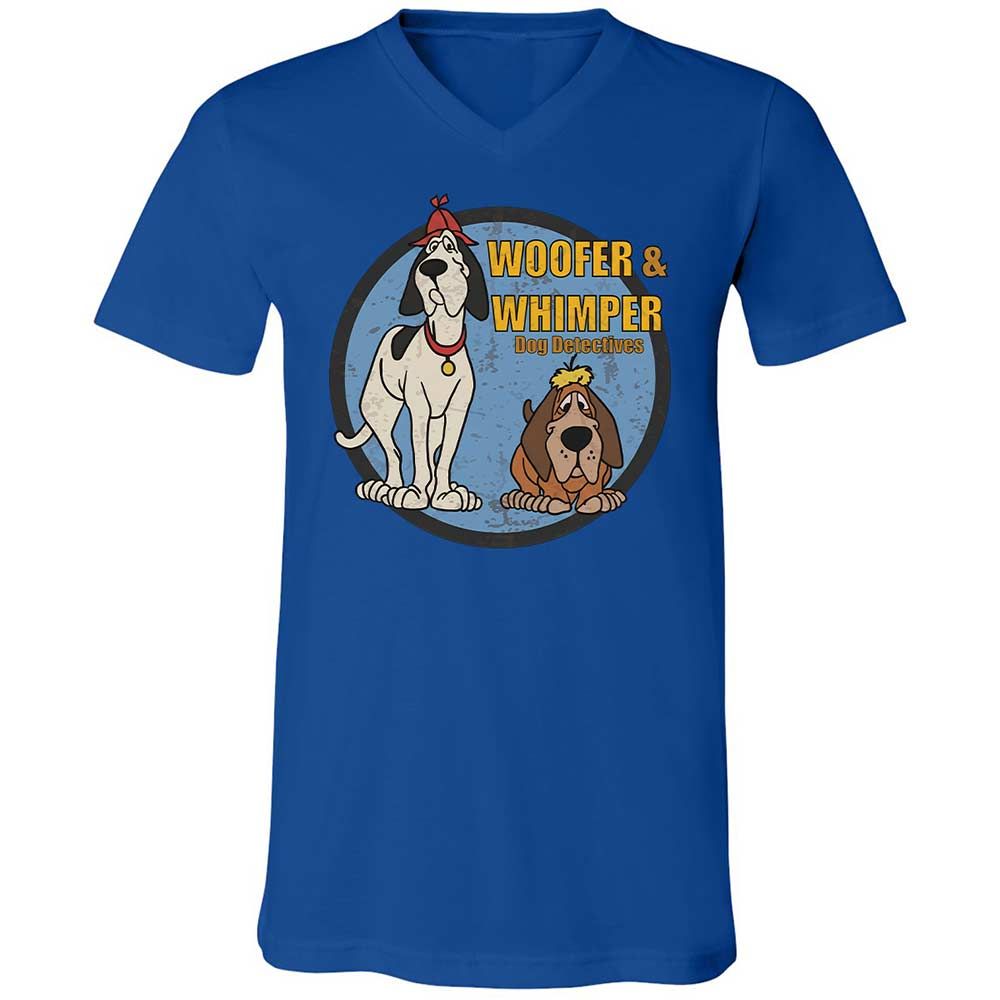Unisex V-Neck T-Shirt - 46HHCJAX - True Royal - 3