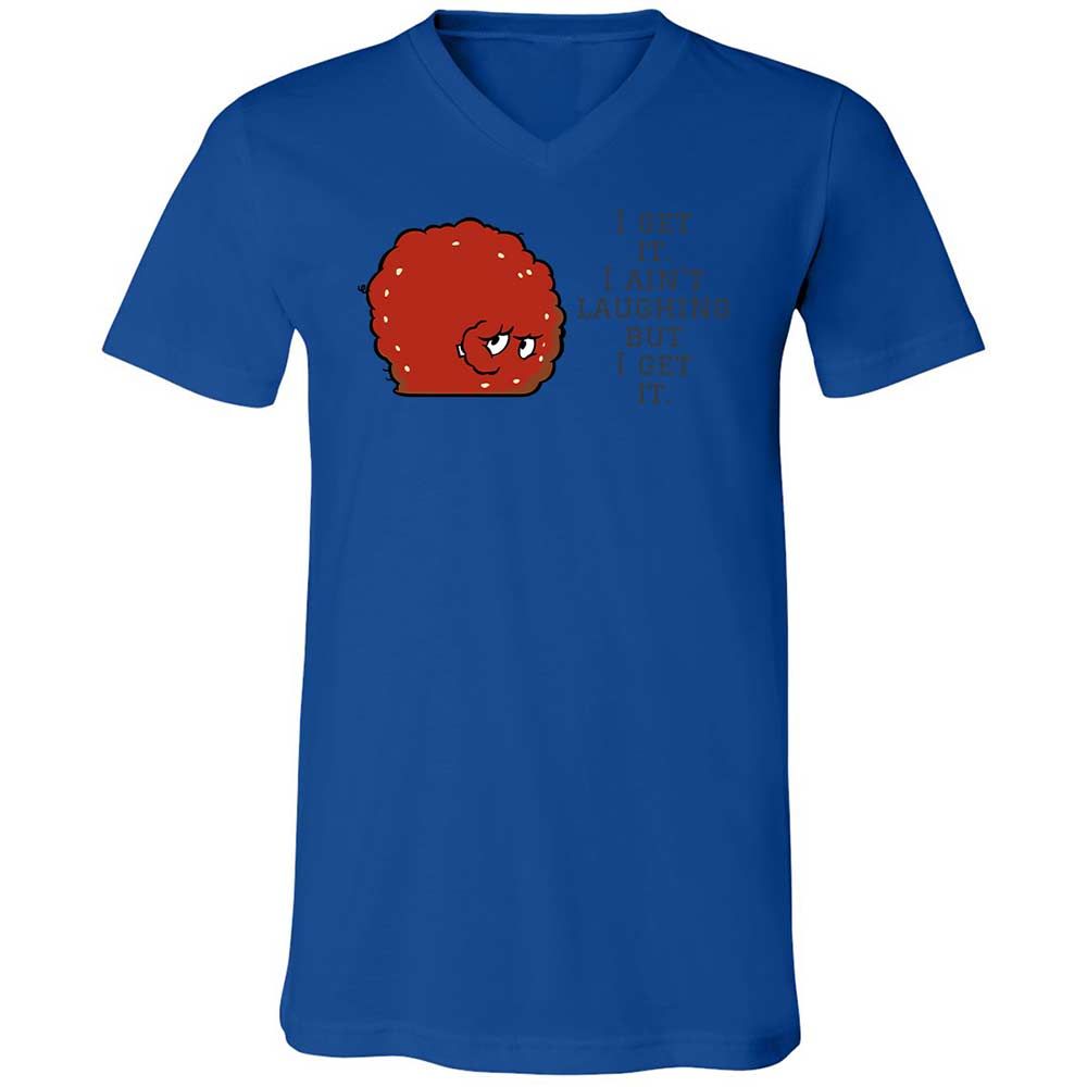 Unisex V-Neck T-Shirt - RCXN36KD - True Royal - 3
