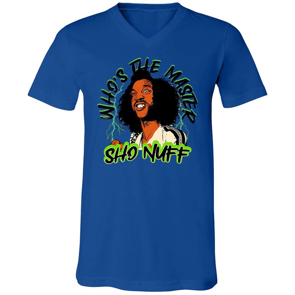 Unisex V-Neck T-Shirt - R6H8CX6T - True Royal - 3