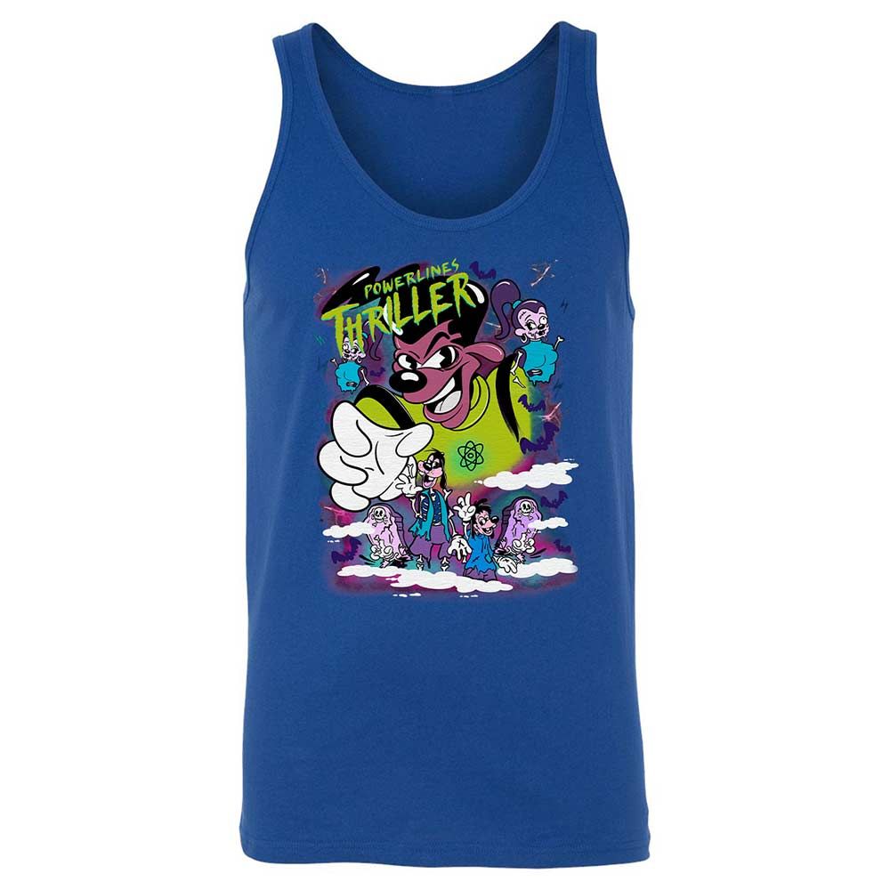 Vintage Pop Cartoon Horror Mashup - True Royal - 3