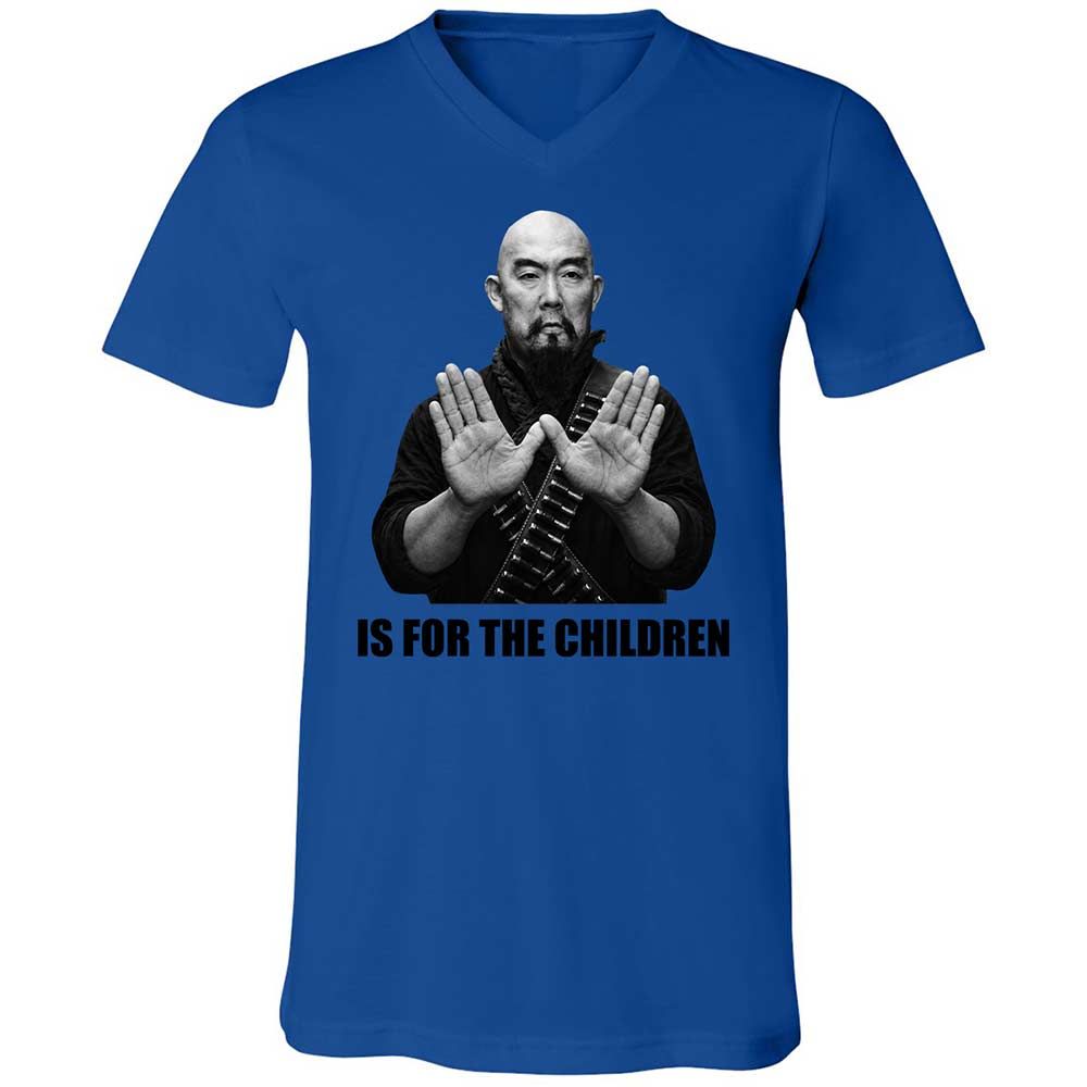 Unisex V-Neck T-Shirt - 3CB48MJ4 - True Royal - 3