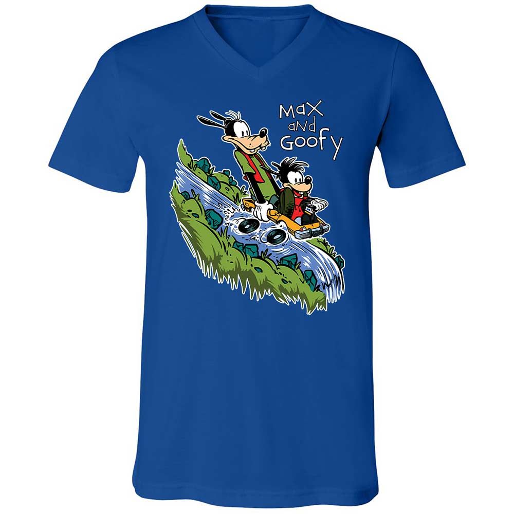 Unisex V-Neck T-Shirt - 6G9PMVRY - True Royal - 3