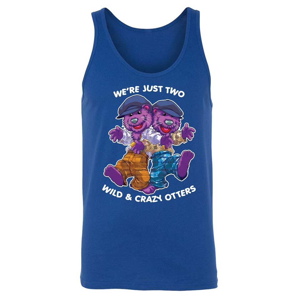 Two wild & crazy otters - True Royal - 3