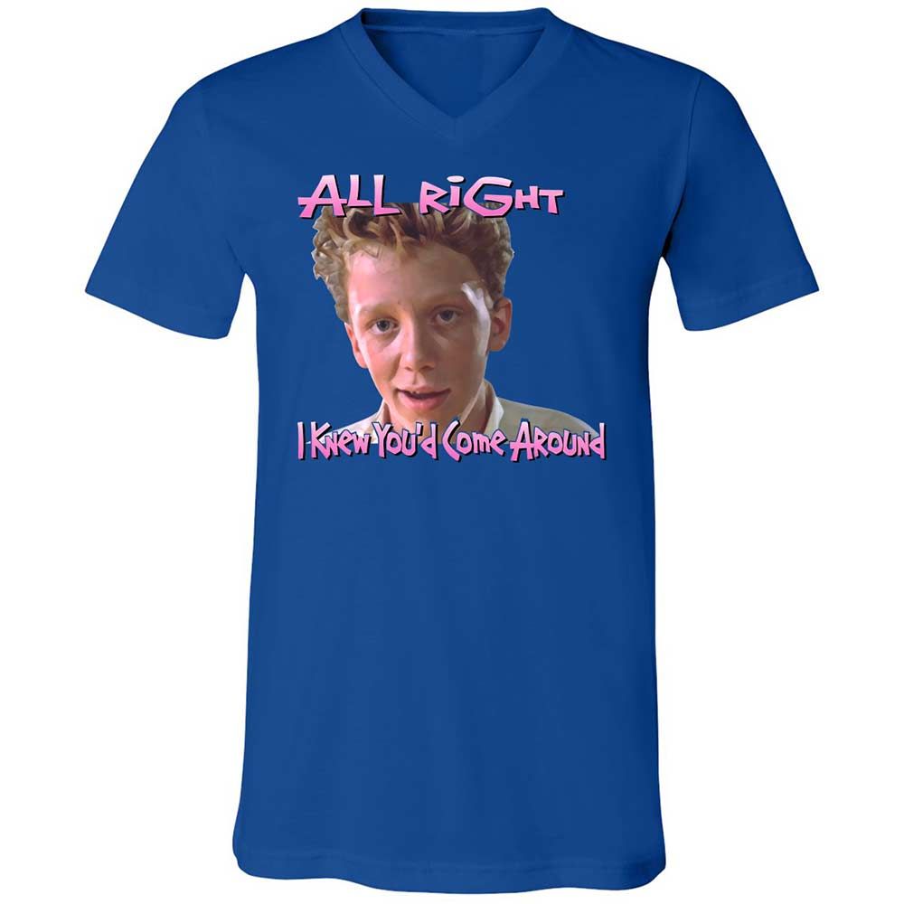 Unisex V-Neck T-Shirt - PSEPN4ZE - True Royal - 3
