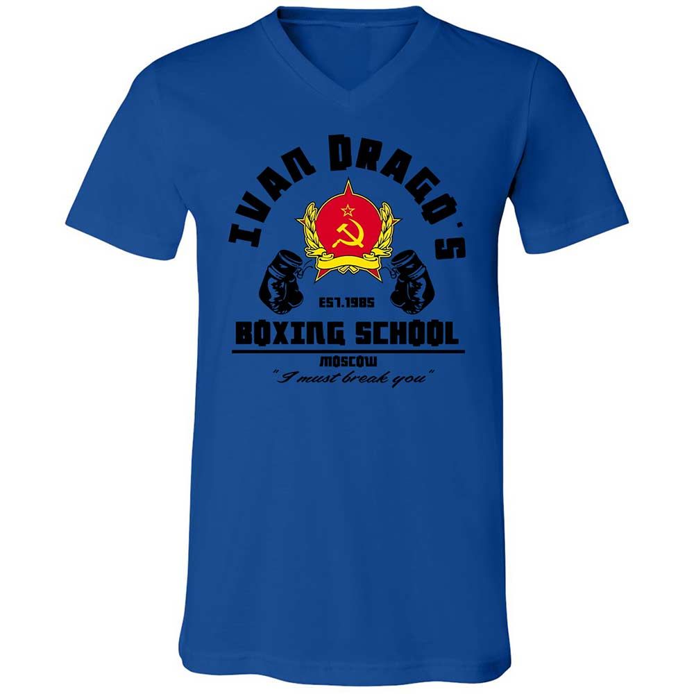 Unisex V-Neck T-Shirt - X71SPMUC - True Royal - 3