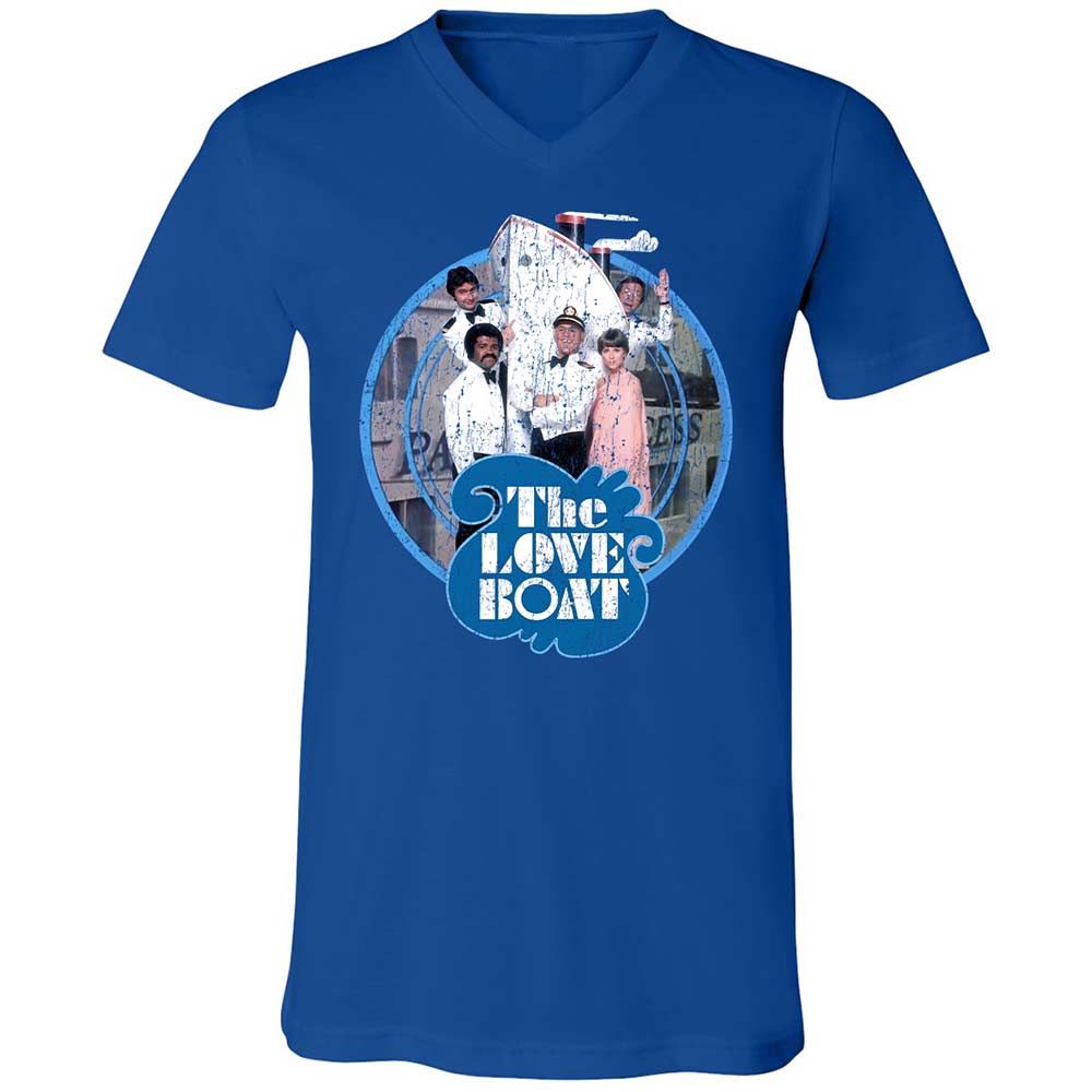 Unisex V-Neck T-Shirt - MEYLLC2Y - True Royal - 3