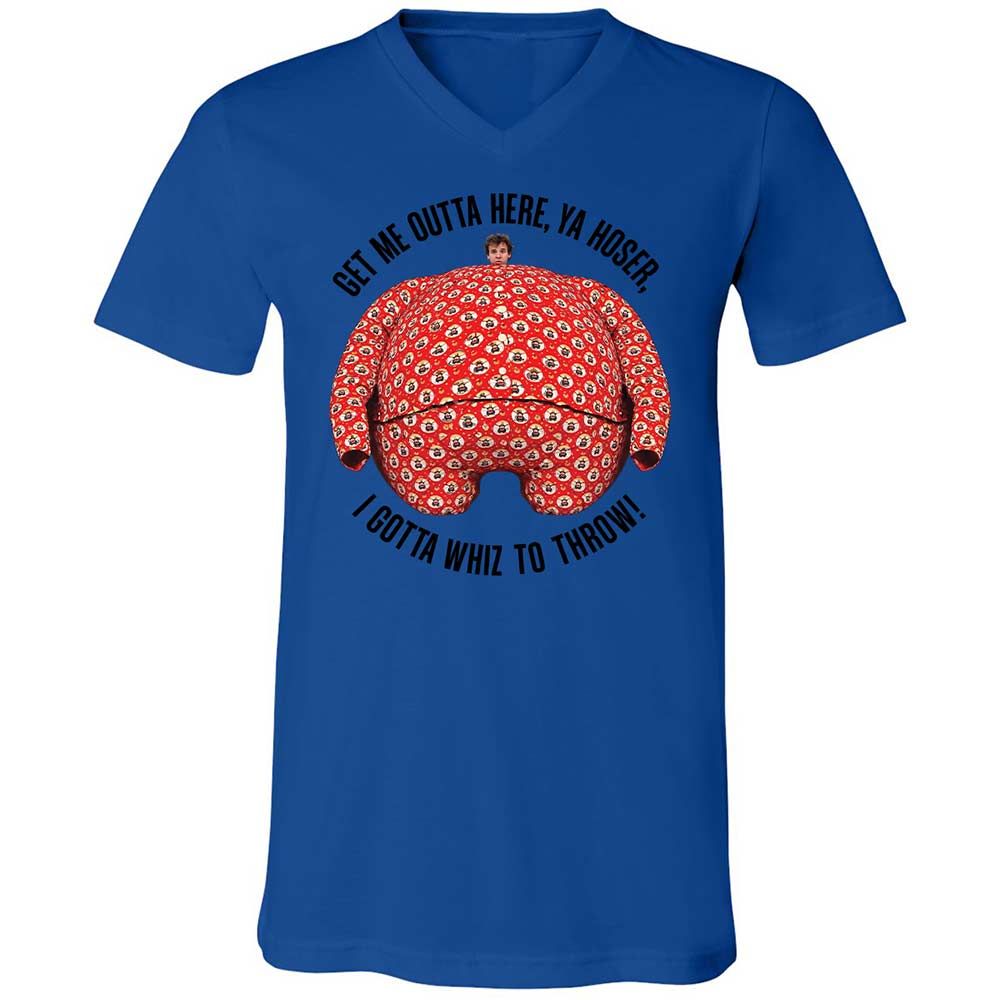 Unisex V-Neck T-Shirt - 2AYWSYSP - True Royal - 3