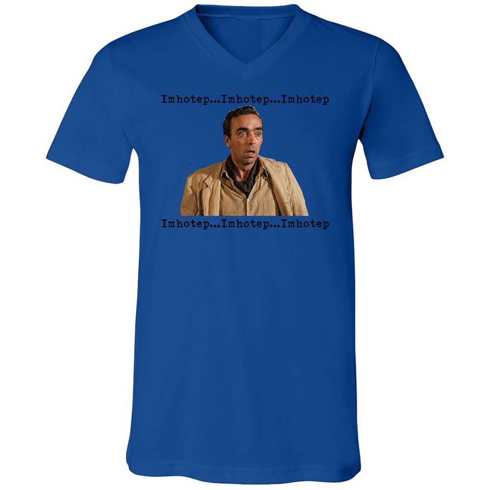 Unisex V-Neck T-Shirt - PE8VQVKY - True Royal - 3