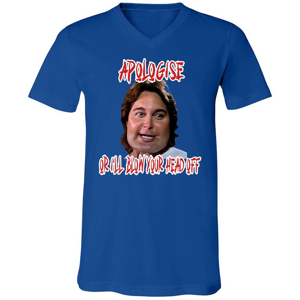 Unisex V-Neck T-Shirt - 5HCA5673 - True Royal - 3