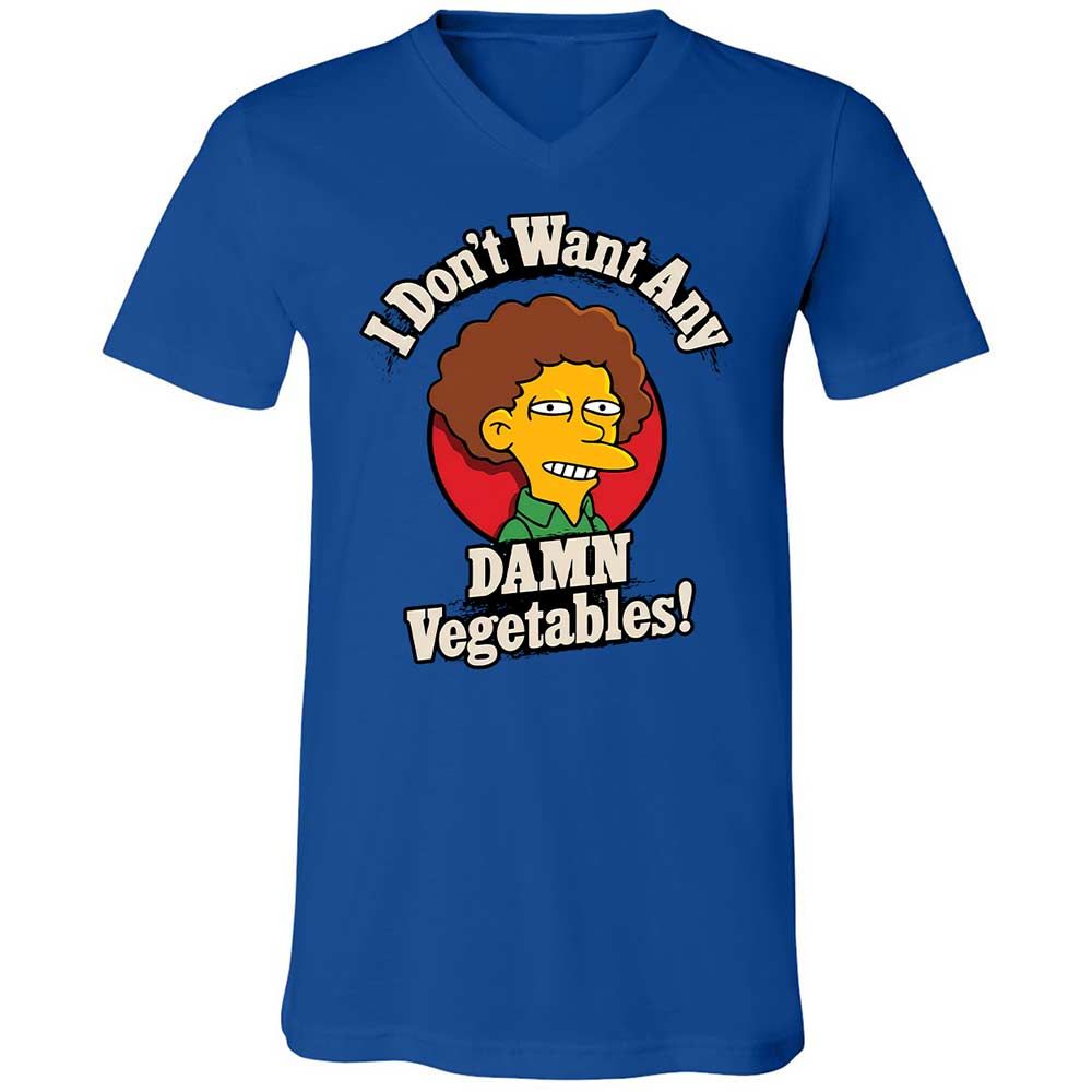 Unisex V-Neck T-Shirt - EU4PFD14 - True Royal - 3